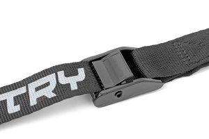 Cargo Tie-Down Straps - Rough Country - Cam Buckle - Black